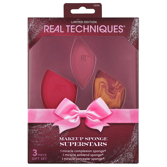 KIT DE ESPONJA REAL TECHNIQUES SUPERSTARS DA BELEZA